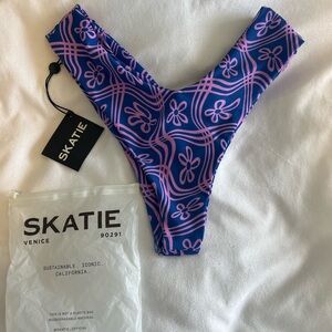 Skatie Blue and Pink Bikini Bottom